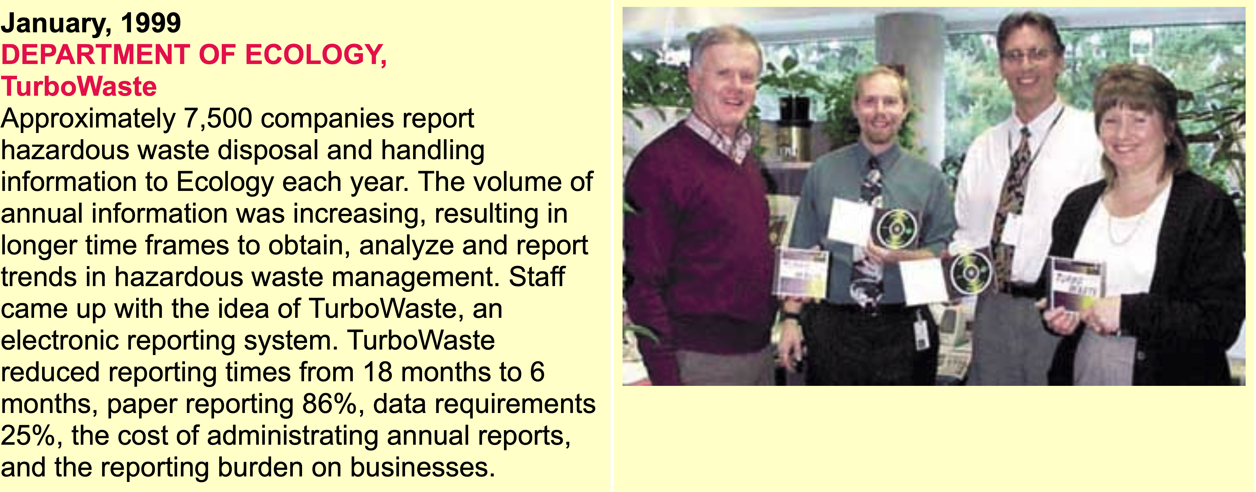 TurboWaste software interface developed by Andrew Blount